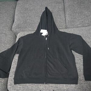 Auden Black Zip-Up Hoodie